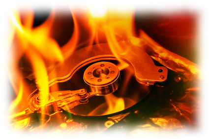 IT Support small business burning-disc